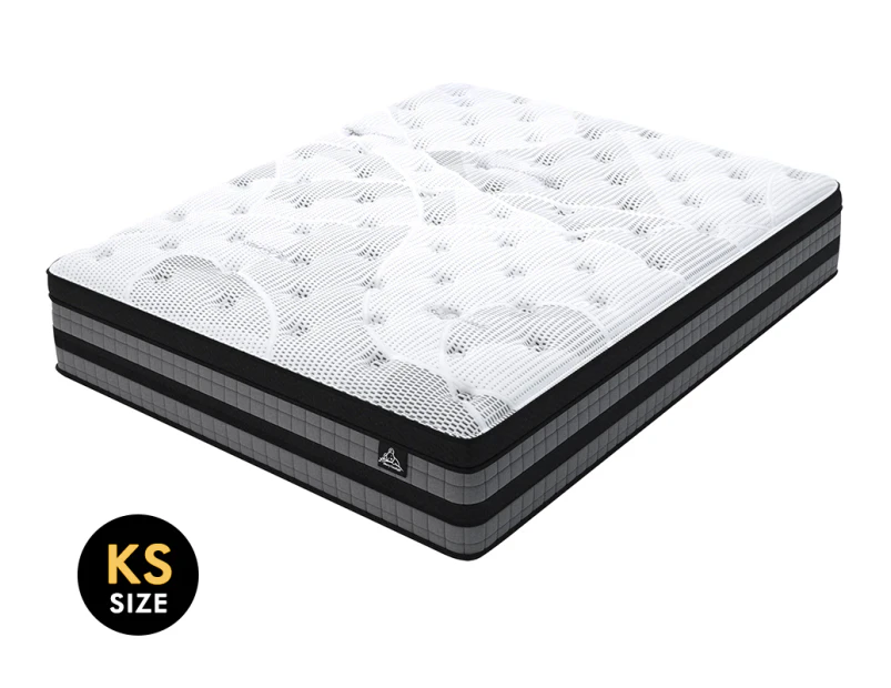 STARRY EUCALYPT Mattress Pocket Spring King Single Size Latex Euro Top 36cm