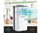 Costway 3-in-1 2.6kW Portable Air Conditioner Mobile Cooler Fan Dehumidifier Remote/LED Display