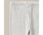 Target Baby Organic Cotton Rib Stripe Leggings - Grey