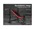 BLACK LORD 8-IN-1 80cm Width Weight Bench with Butterfly Attachment
