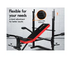 BLACK LORD 8-IN-1 80cm Width Weight Bench with Butterfly Attachment