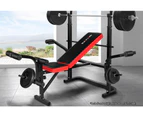 Weight Bench 8In1 Press Fitness Home Gym Station 80Cm Frame Width