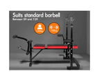 Weight Bench 8In1 Press Fitness Home Gym Station 80Cm Frame Width