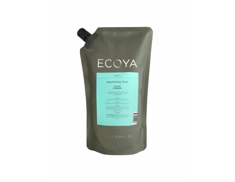 Ecoya Hand & Body Wash Refill 1L - Lotus Flower