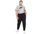Nike Sportswear Women's Plus Size Essential Tech Fleece Trackpants / Tracksuit Pants - Black