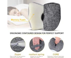 Memory Foam Knee Pillow, Side Pillow Cushion for Back Pain, Leg Pain, Pregnancy