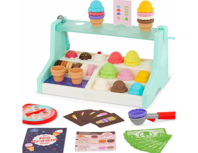 Battat Education My Ice Cream Shop Educational Ice Cream Playset