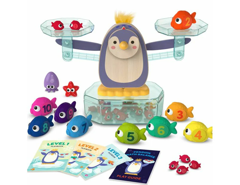 Battat Education Penguin Math Balance Math Scale Toy