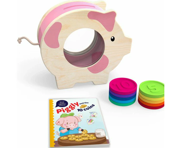 Battat Education Save & Count Piggy Bank Fine Motor Toy