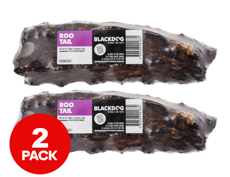 2 x Blackdog Roo Tail Dog Treat