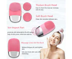 Facial Cleansing Brush Silicone Face Scrubber,Facial Brush Waterproof Face Brush Cleanser USB Facial Massager Face Brushes