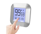Touchscreen Digital Kitchen Timer Magnetic Stopwatch Lcd Display Electronic Timer Egg Timer With Stand