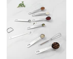 Measuring Spoons 9 Pieces, Stainless Steel Measuring Spoons And Measuring Rulers