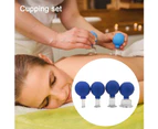 Cupping Glasses With Suction Ball, High-Quality Cupping Glass Set Made Of Real Glass For Every Part Of The Body