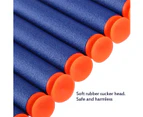 Nerf darts, pack of 100, 7.2 cm, blue foam for Nerf N-Streik Elite series,  toy gun.