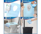 Toilet Seat Covers Disposable Extra Large Waterproof,30Pack Disposable Toilet Seat Covers for Adults