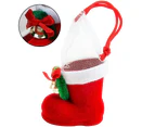 12pcs Christmas Boots Candy Boots Christmas Decorations Gifts for Children Christmas Tree Ornaments Christmas Stocking