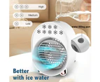 Portable Air Conditioner Cooling Fan, 3 in 1 USB Air Cooling Fan Mini Air Conditioners Evaporative Air Cooler Fans