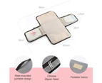 Portable Diaper Changing Pad, Portable Changing pad for Newborn Girl & Boy - Foldable Baby Changing Pad