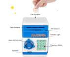 Electronic Piggy Banks, Auto Scroll Paper Money Saving Box ATM Password Coin Bank, Piggy Bank Cash Coin Can ATM Bank
