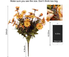 Artificial Flowers, 2 Pack Artificial Daisy Flowers Bulk Long FlowersArtificial FlowersArtificial Flowers