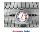 Oven Thermometer 50-300°C/100-600°F, Oven Grill Fry Chef Smoker Thermometer Instant Read Stainless Steel