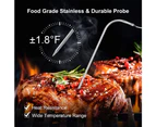 Digital Meat Thermometer for Cooking, Food Grill Thermometer with Backlight, Long Probe, BBQ Temperature Probe