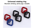 Micro Rotator Safety Rotational Device Hanging Accessory For Rock Climbing, Hanging Hammock, Web Tree Swing