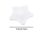 4pcs Hair Catcher Durable Silicone Hair Stopper Shower Drain Covers Easy to Install and Clean Suit