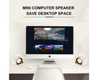 Computer Speakers, PC Powered Speakers USB Speaker Monitor Speakers for Desktop Computer/PC/Laptop Gaming Speaker