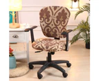 Computer Office Chair Covers Universal Stretchable Polyester Washable Rotating Chair Slipcovers, only Chair Covers