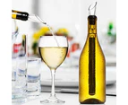 Wine Chiller, 3-in-1 Stainless Steel Wine Bottle Cooler Stick - Rapid Iceless Wine Chilling Rod Sobering bar