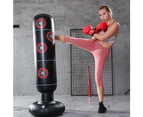 Punching bag adults 160 cm, standing punching bag punching bag tumbler adult fitness Inflatable sandbag