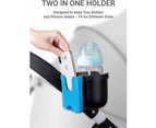 Universal Cup Holder, Stroller Cup Holder with Phone Holder, Bike Water Bottle Holder Baby carriage cup holder