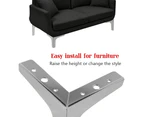 4Pack Metal Furniture Sofa Legs, Diy Furniture Feet Replacement, Table Cabinet Cupboard Feet Furniture support feet-15cm