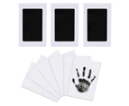 pcs Baby Imprint Set Baby Handprint and Footprint Clean Touch Ink Pad Baby Handprint- 9.5*5.7CM