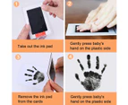 pcs Baby Imprint Set Baby Handprint and Footprint Clean Touch Ink Pad Baby Handprint- 9.5*5.7CM