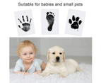 pcs Baby Imprint Set Baby Handprint and Footprint Clean Touch Ink Pad Baby Handprint- 9.5*5.7CM