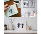 pcs Baby Imprint Set Baby Handprint and Footprint Clean Touch Ink Pad Baby Handprint- 9.5*5.7CM