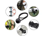 30Pcs Bungee Tensioner, Rubber Bungee Tensioners With Ball For Tarpaulin, Curtains,Handmade Ball Head Elastic Rope