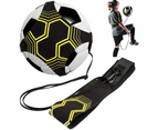 Football Training Auxiliary Belt Ball Belt Rebound Training Belt Adjustable Waist Belt Soccer Training Soccer Ball Bag