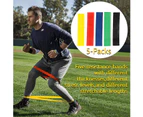 Sport Agility Ladder Speed Training Equipment Set,8 Cones And Resistance Parachute 16 Rung, Jump Rope,Agility Ladder Set