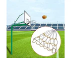 Galvanized Steel Chain Basketball Net, Heavy Duty Chain Replacement,Iron Metal Two-Color Basketball Net