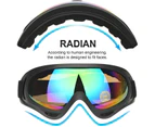 Ski Goggles, Skiing Snowboard Goggles, Snowboarding Snow Goggles Glasses with Anti Fog Wind Resistance Anti-Glare Lenses