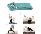 2pcs Yoga Blocks and 1 1.83m Stretch Belt Set High Density Foam Yoga Bricks Support Deepen for Yoga Pilates