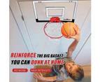 Over The Door Pro Mini Basketball Hoop for Kids Adults Teens for Door and Wall metal wall-mounted backboard 18x12 Inches