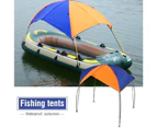 Tent Foldable Canopy Boat Canopy for Inflatable Boat and Camping 2-4 Person Portable Boat Tent Sun Shade Canopy Awning