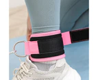Ankle Strap with Resistance Band Neoprene Padded Ankle Straps Leggings Door Pull Rope