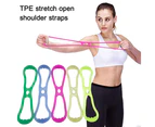 8-character puller yoga fitness pull rope beautiful back open shoulders chest expansion auxiliary Figure 8 tensioner