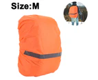 Waterproof Backpack Rain Cover, Reflective Rucksack Cover Waterproof Snow Proof Backpack Rain Cover for Hiking Camping-M